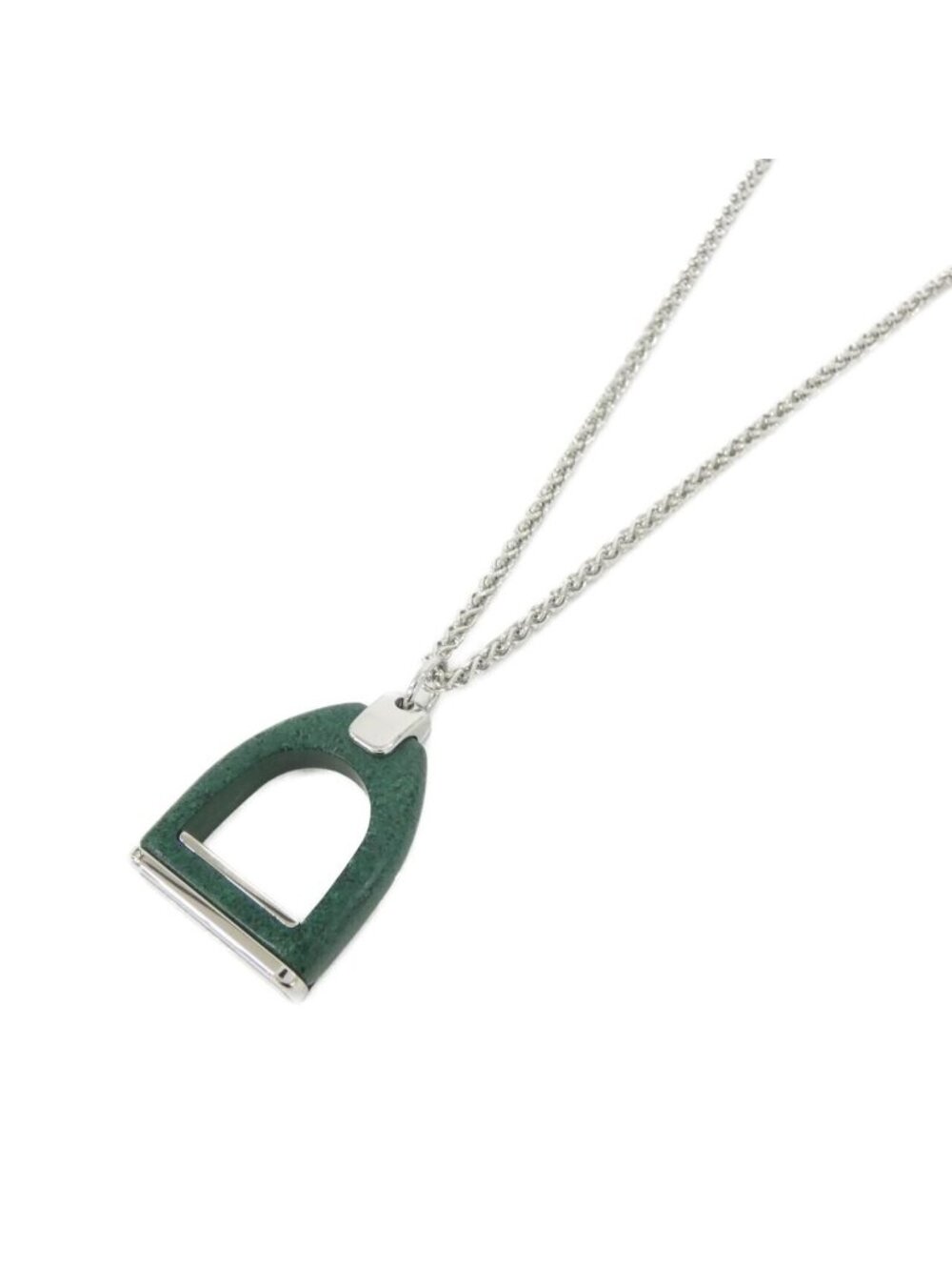 Hermes Etrier Vulcanium Necklace